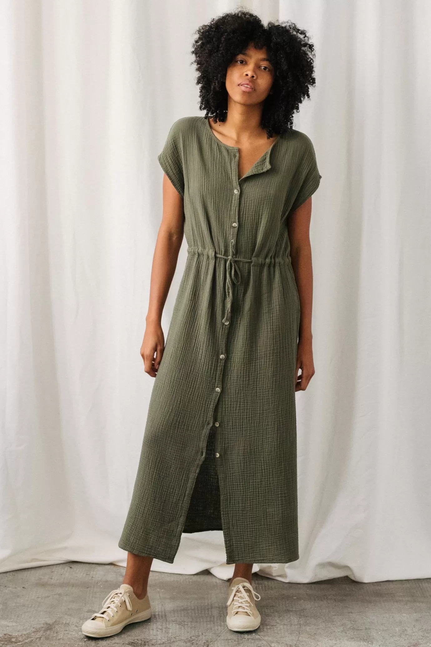 Twothirds Taukihepa-Khaki^Women Dresses