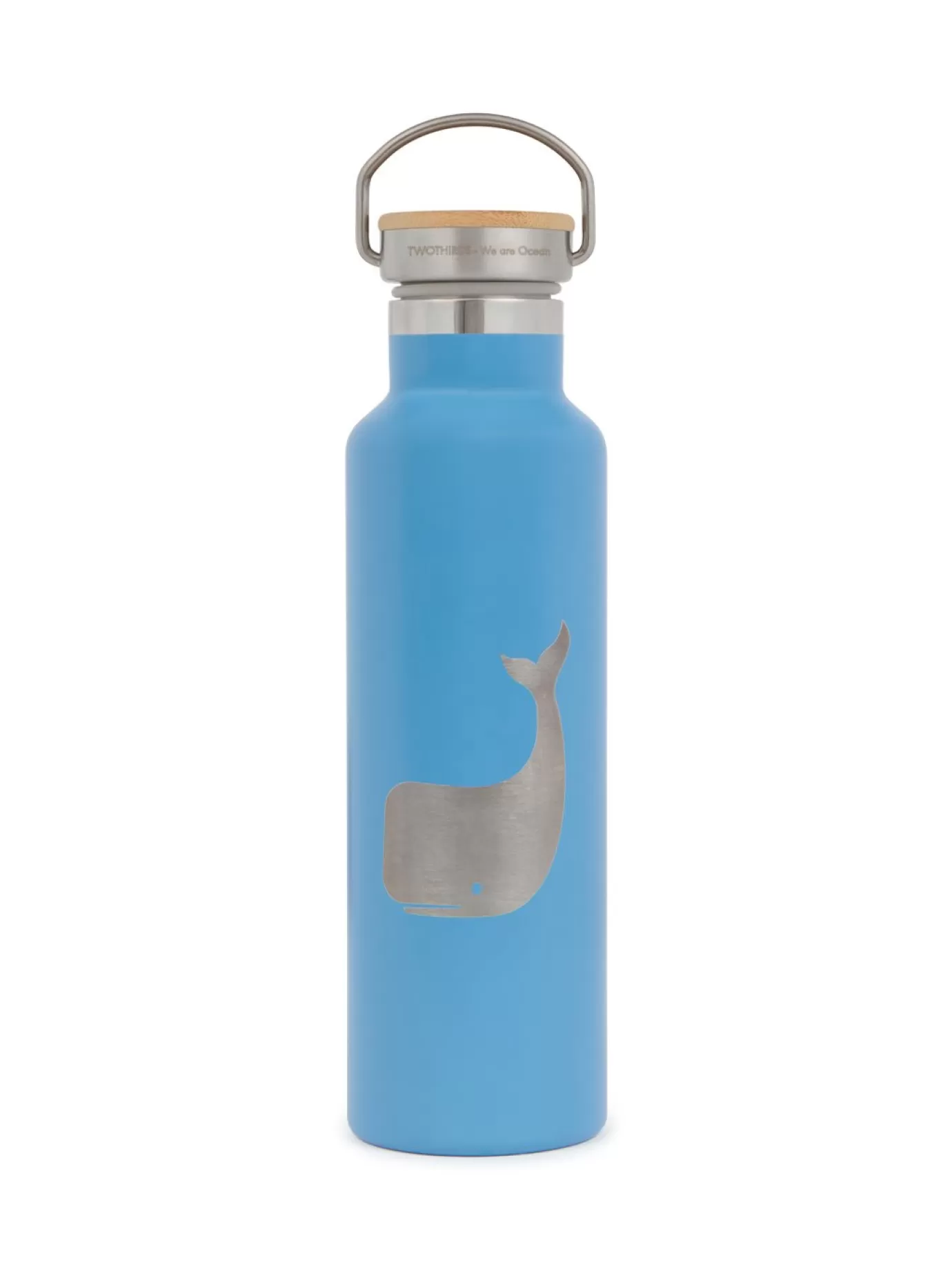 Twothirds Thermo Bottle Contrast Whale-Blue Steel^ Bottles