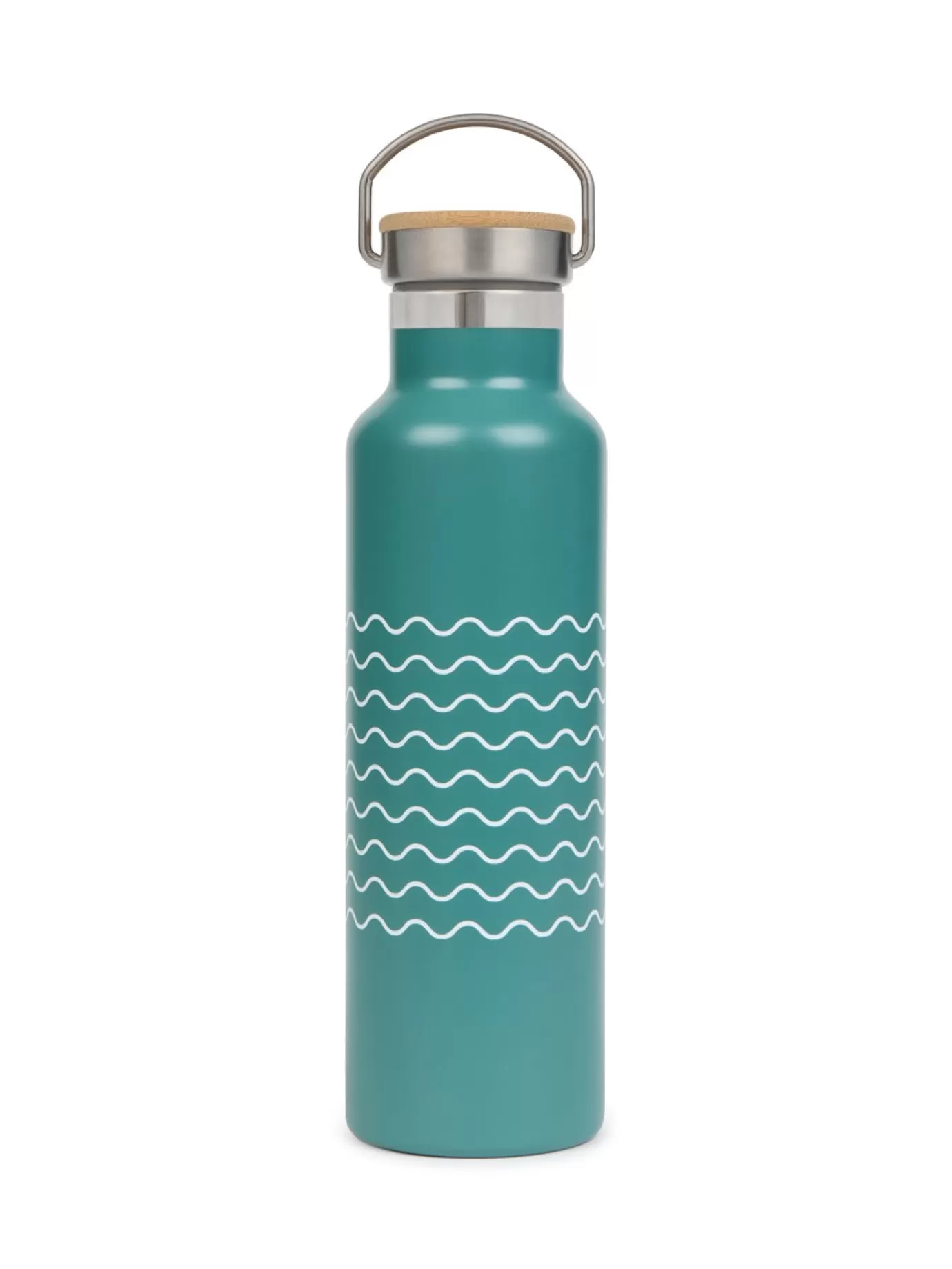 Twothirds Thermo Bottle Waves-Teal^ Bottles