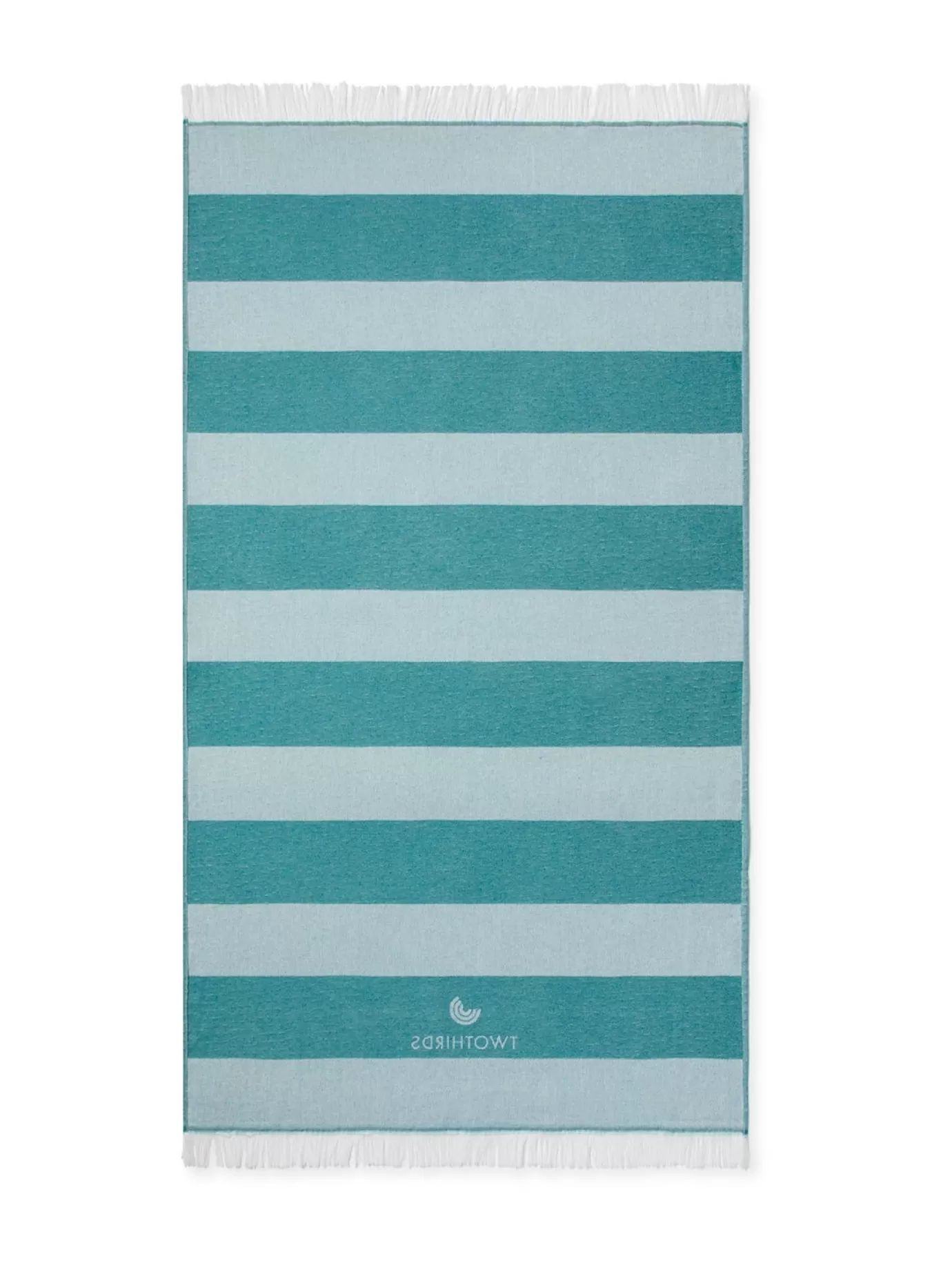 Twothirds Travel Towel Big Stripes-Turquoise^ Towels