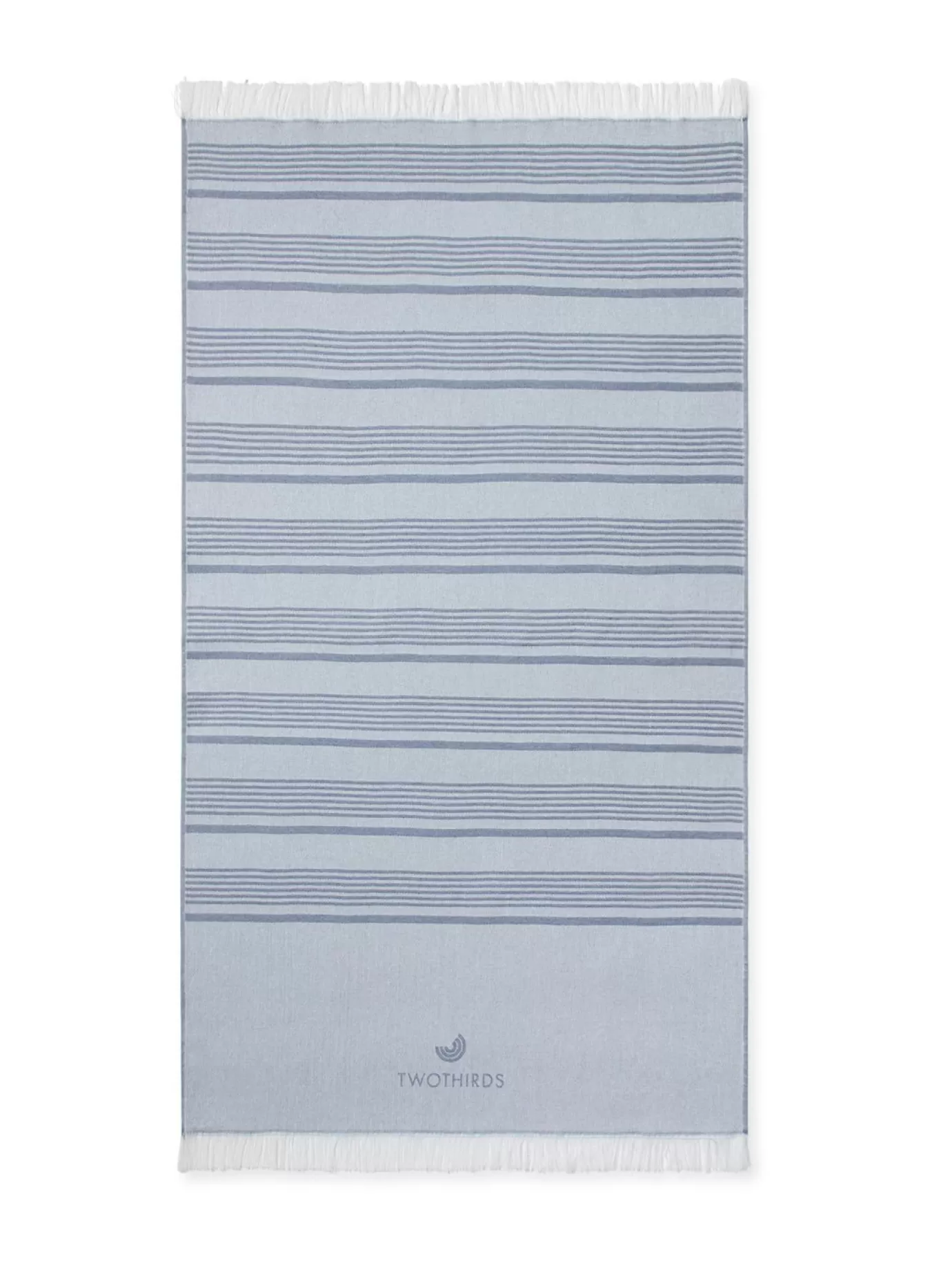 Twothirds Travel Towel Thin Stripes-Blue^ Towels