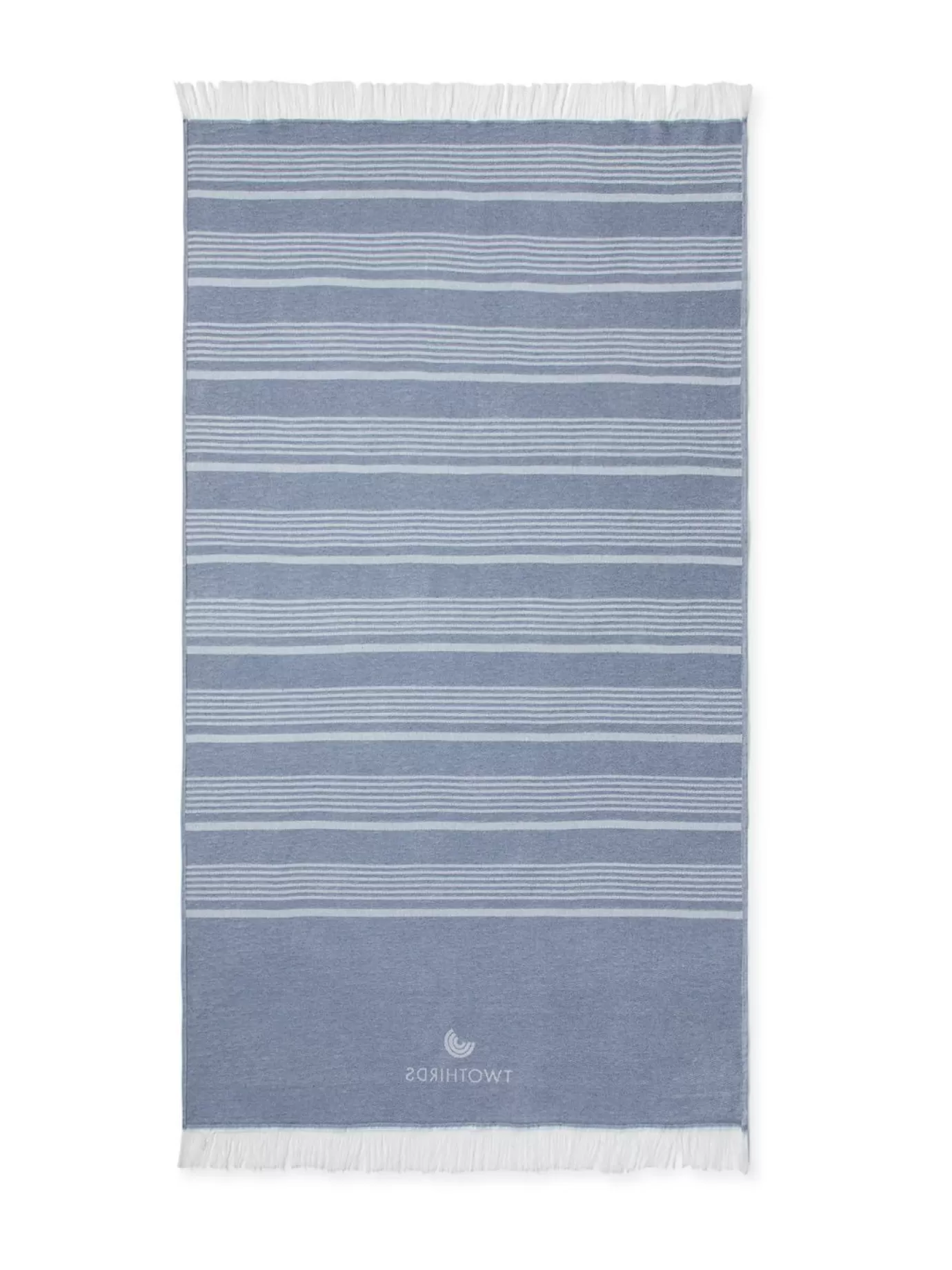 Twothirds Travel Towel Thin Stripes-Blue^ Towels