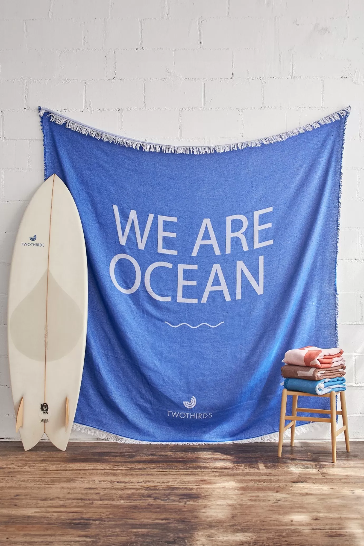 Twothirds Travel Towel We Are Ocean Big-Blue^ Towels