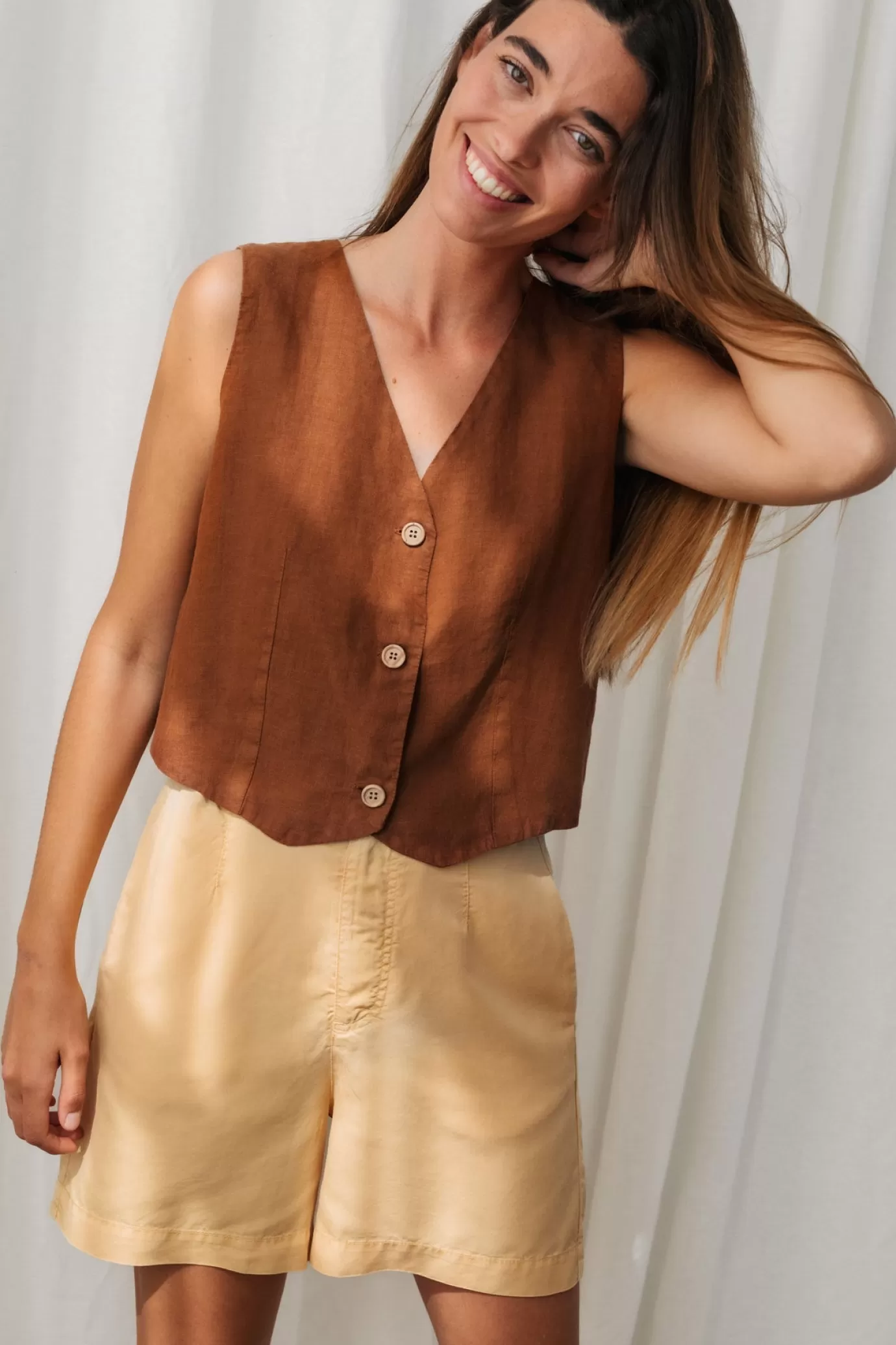 Twothirds Ukonkivi-Umber Brown^Women Cropped